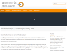 Tablet Screenshot of endoskopiezentrum-starnberg.de
